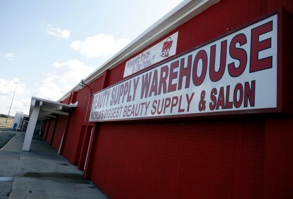 One of the beauty supply shops where terror suspect Najibullah Zazi bought bomb-making supplies is pictured in the east Denver suburb of Aurora, Colo. Thursday, Sept. 24, 2009.