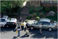 Investigators searched the home of Dr. Conrad Murray in the Red Rock Country Club development in Las Vegas on July 28.