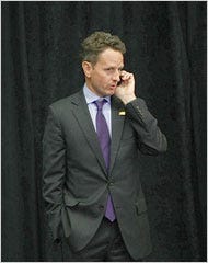 Treasury Secretary Timothy F. Geithner has quieted critics since stumbling in a transition from backstage player.