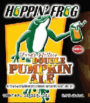 Frog's Hollow Double Pumpkin Ale from Hoppin' Frog Brewery