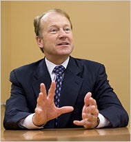 John T. Chambers, the chairman and chief executive of Cisco, says the company plans to keep growing through acquisitions.