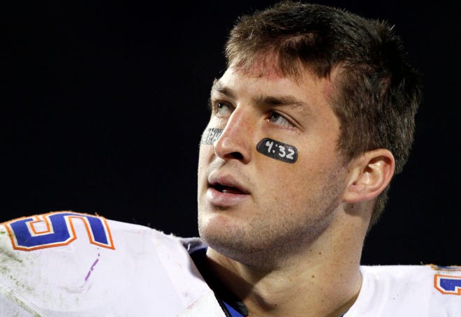 Florida quarterback Tim Tebow, a Nease High School product, is tied with former Georgia star Herschel Walker for the most rushing touchdowns in SEC history. The Associated Press