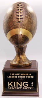 The first "King of Anderson County" trophy is on the line tonight. If the Clinton Dragons defeat Anderson County, they will earn the award, which will now be presented by The Oak Ridger and Legends Event Photo in Clinton, each football season.