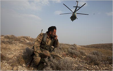 Pakistani forces on the ground and air in mountainous South Waziristan have been moving recently against insurgent groups.