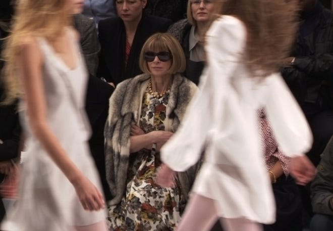 A scene from "The September Issue," a documentary about Vogue editor Anna Wintour.