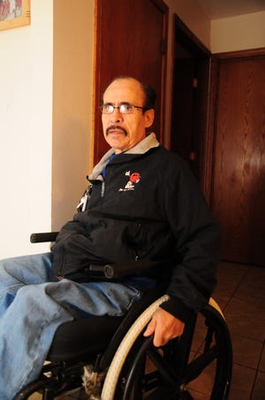 Jose Louis Garcia was saddened to find out someone stole his wheelchair while he was shopping at Wal-Mart Thursday night.