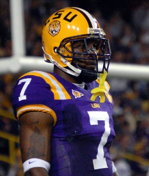 LSU cornerback Patrick Peterson returned a blocked field goal 53 yards for a touchdown Saturday, but Ole Miss ended up with a 25-23 win over the Tigers.