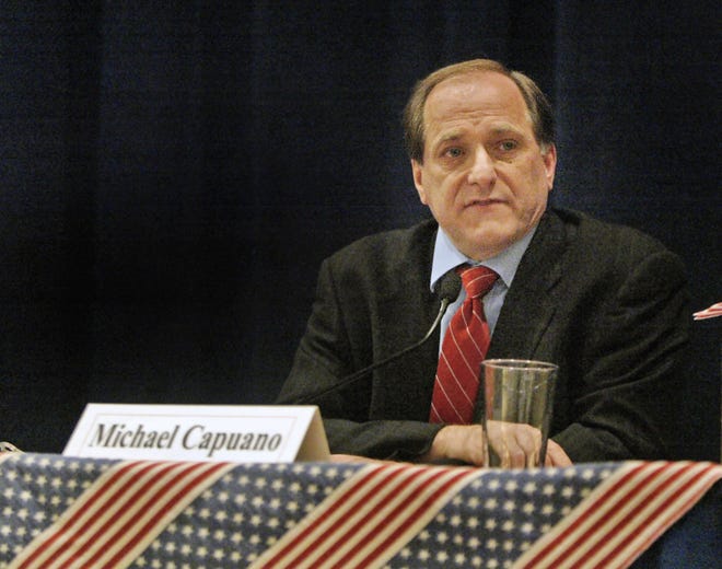 Congressman Michael Capuano (D-Somerville) listens during a US Senate candidate forum yesterday in Lincoln.