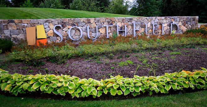 The entrance to Southfield, the development project at the former South Weymouth Naval Air Station.