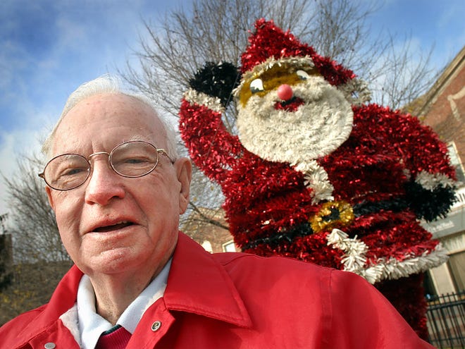 George White of Quincy has been involved with the Quincy Christmas Parade for 40 years.