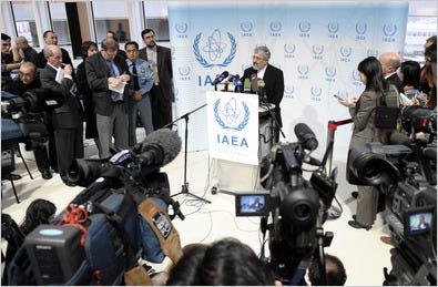 Iran's envoy to the International Atomic Energy Agency, Ali Asghar Soltanieh, in Vienna on Friday. He said that Iran would resist pressure to halt what he called its peaceful nuclear activities.