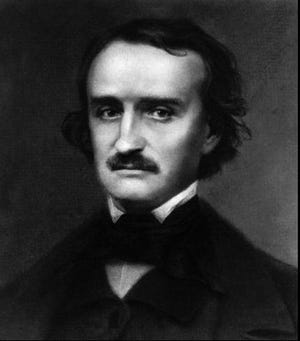 FILE - This is an undated file photo of Edgar Allan Poe.