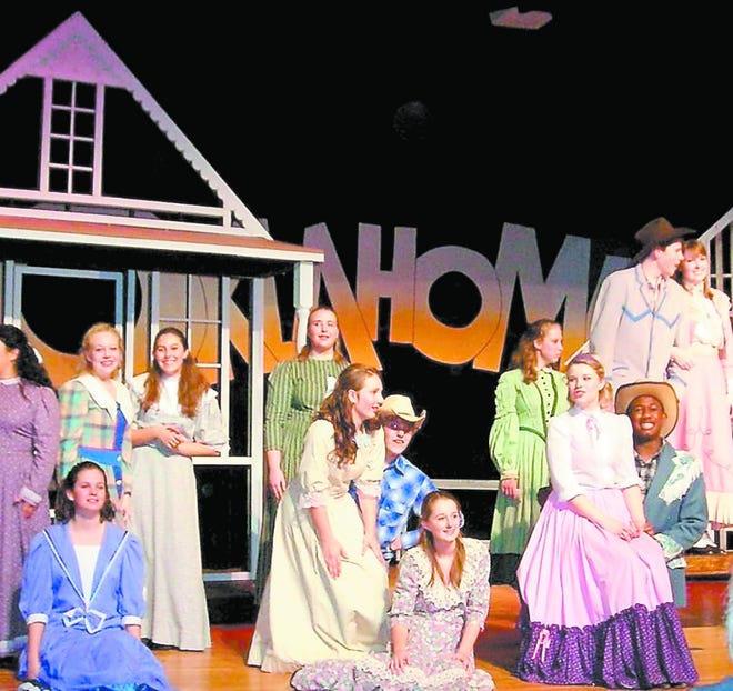 Scene from Nease's recent production of 'Oklahoma.' Contributed photo