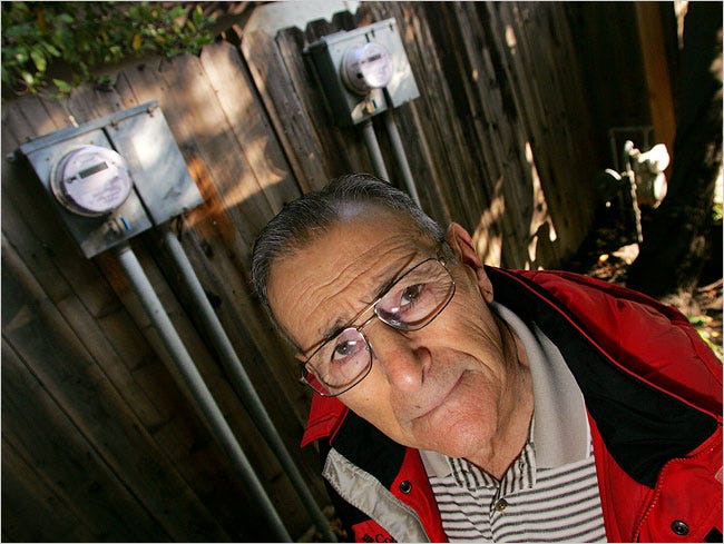 Leo Margosian of Fresno, Calif., said his meter put July use at three times as much as last July's.