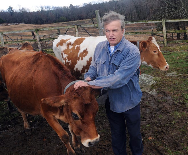 Doug Stephan, owner of Eastleigh Farm in Framingham, is seeking approval to sell raw milk.