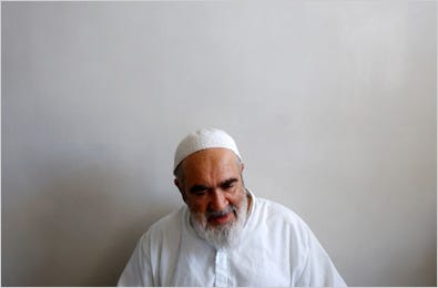 Iran’s Senior Dissident Cleric, Grand Ayatollah Hossein Ali Montazeri, in Qom, Iran, in May 2005.