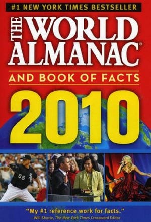 “The World Almanac and Book of Facts.”