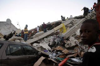 Area residents dealwith Haiti earthquake