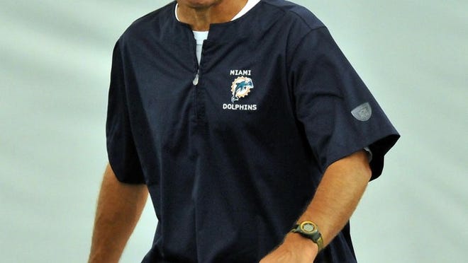 If he forgot anything in South Florida after the Dolphins let him go, Paul Pasqualoni will have a chance to reclaim it.