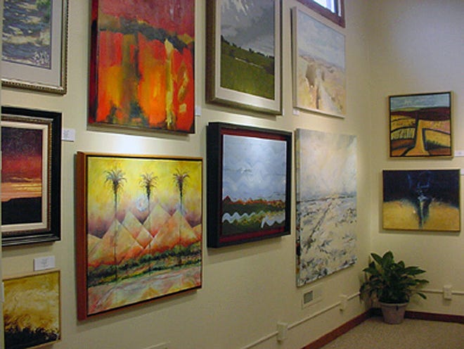 “Landscapes in the Abstract,” an exhibit of paintings by 33 artists from Arizona, Colorado, Kansas, New Mexico, Texas, Washington and Canada, is on display at the SouthWind Gallery, one of several stops on the First Friday Art Walk.