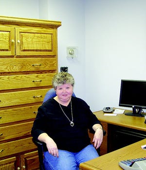 Sue Myers has moved the Antrim Township tax office to South Carlisle Street. She and her employees handle 6,500 billing statements for property taxes and 10,000 statements for per capita taxes.