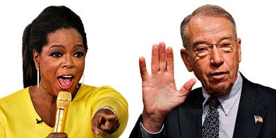 Automated Web sites will organize Twitter messages from celebrities like Oprah Winfrey and politicians like Senator Charles Grassley of Iowa.