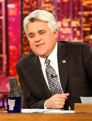 In this March 19, 2009 file photo, host Jay Leno is shown on "The Tonight Show with Jay Leno" in Burbank, Calif.