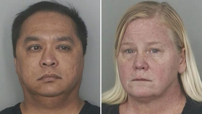 Tyrone Javellana, 45, and his wife, Cynthia Franke, 48 (Hollywood Police Department / March 8, 2010)