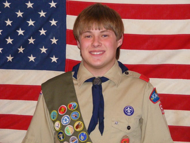 Scott Brackey received the Eagle Scout award on Feb. 28.