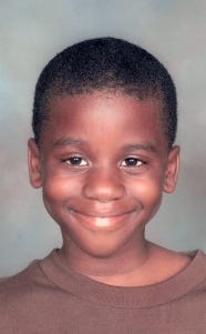 Stephen Singleton, 9, 4 feet 11, 72 pounds, last seen wearing green t-shirt, blue jeans, he is blind in one eye with deteriorating vision in the other.