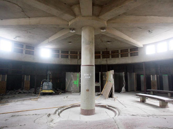 The former Queen City Pool and Bathhouse near the intersection of Queen City Avenue and Jack Warner Parkway is being converted into the Tuscaloosa Transportation Museum.