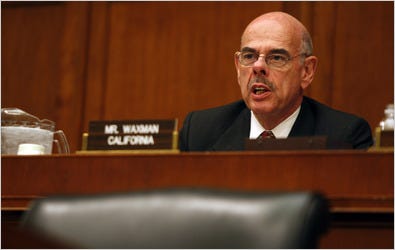 Representative Henry Waxman criticized the charges by large companies, saying the health reform would save them money.