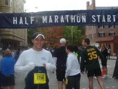 Nathan Smileye is running his second Boston Marathon, this time for the American Liver Foundation.