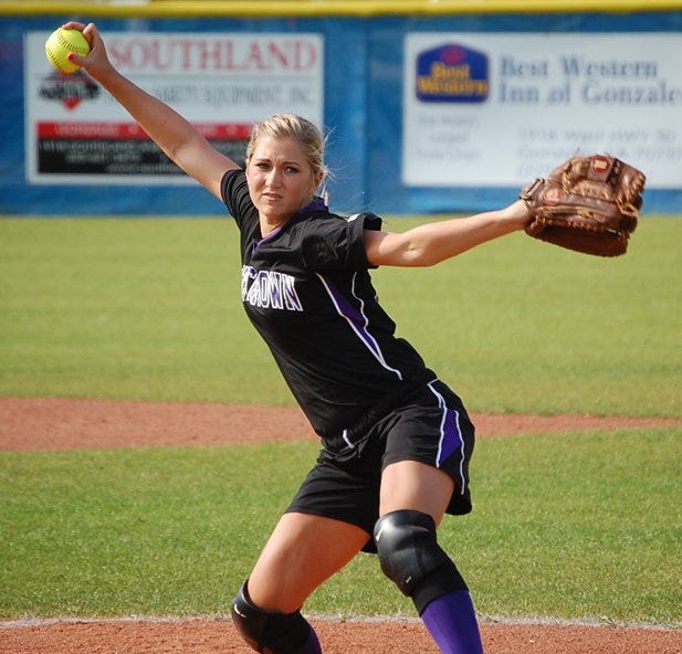 Dutchtown’s Alexi Reynolds had a one-hit performance as the Griffins shut out District 6-5A foe East St. John in a 15-0 win this week. She also led Dutchtown to a 3-2 win over East Ascension
