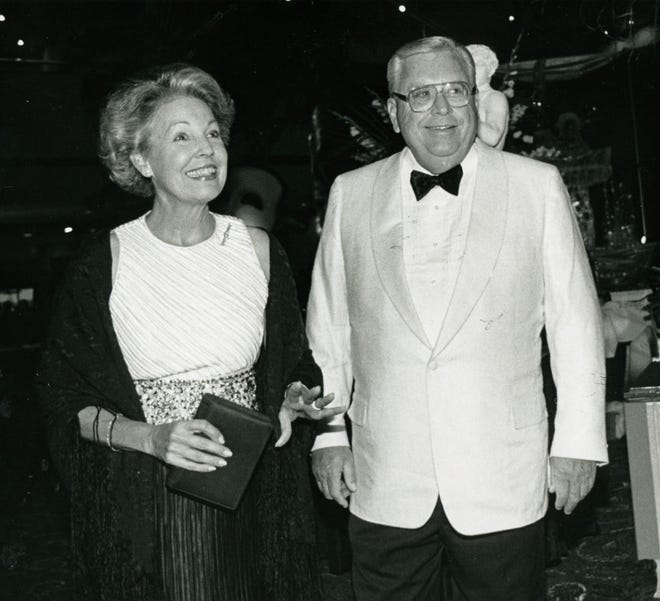Janet and Merritt Dixon in this 1994 file photo. (Bob Morris/Savannah Morning News)