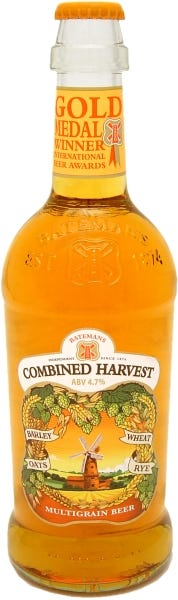 The Combined Harvest ale is from Batemans Brewery in England.