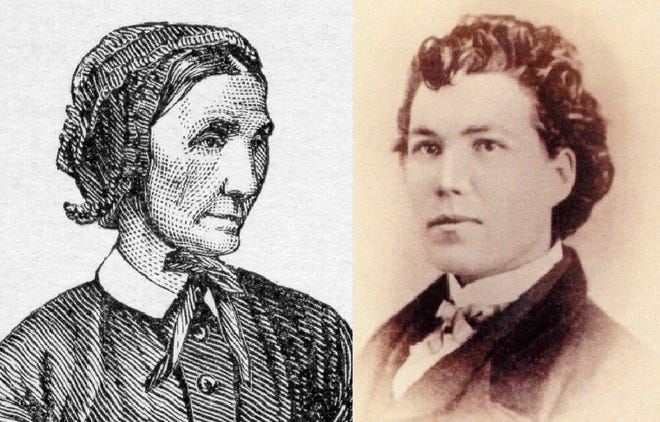 Historical actress Marie Papciak will portray the lives of two extraordinary Michigan women, Laura Haviland and Sarah Emma Edmonds, on April 27 at the Tecumseh District Library.
