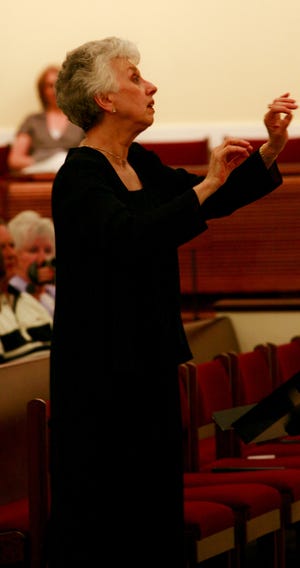 Maxine M. Asselin, music director and conductor, who will lead the performance of "Rainstorm" at the Jubilate Chorale spring concert on May 1 at Christ Congregational Church in Brockton.