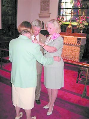 Scene from a previous healing service at Trinity Episcopal. Contributed photo