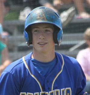 East Ascension senior Austen Waguespack goes to bat in a recent game.
