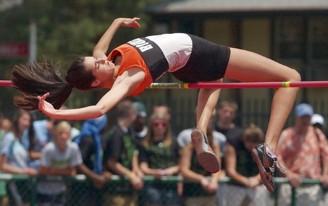 Hoover's Maddie Morrow holds the Stark County record in the high jump at 5-foot-9.