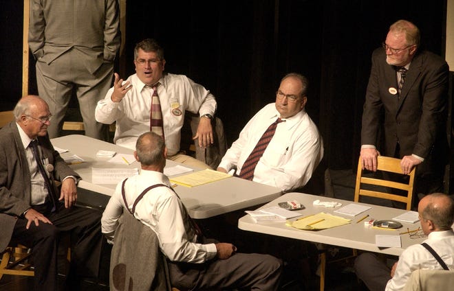 A scene from "Twelve Angry Men."