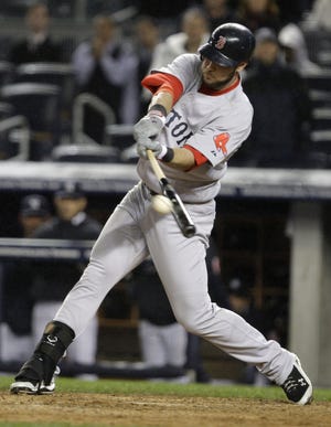 Red Sox outfielder Jeremy Hermida drives in the game-winning runs in last night's comeback win over the Yankees.