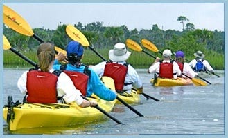 Kayak tour with Ripple Effect Ecotours.