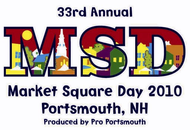 The 33rd Annual Market Square Day logo designed by local artisan Chuck McLean.