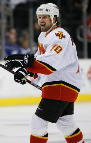 Tony Amonte of Hingham began his NHL career in 1991 with the N.Y. Rangers and finished it in 2007 with the Calgary Flames.
