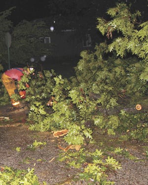 Mottville was one of the hardest-hit places in the county Wednesday when storms came through southern Michigan.