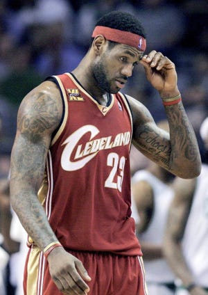 Cleveland's LeBron James is the most coveted free agent in NBA history. The Associated Press