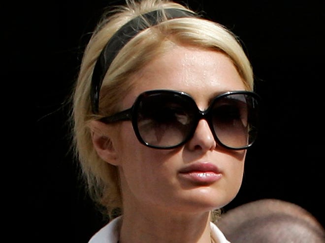 In this May 4, 2007 file photo, heiress Paris Hilton leaves the Los Angeles Municipal Court Metropolitan branch. She was arrested on suspicion possession of marijuana.