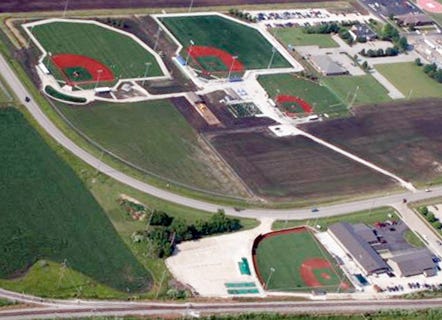 The Lenz Lenz Field and Sports Complex in Jacksonville has four different fields. Photo courtesy Lenz Field and Sports Complex.